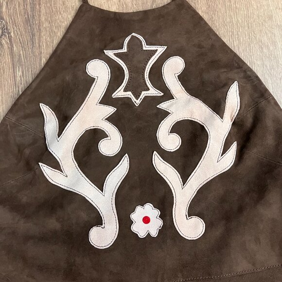 NEW Free People Sienna Goat Suede Western Mini Dress Sz XS - Picture 5 of 15